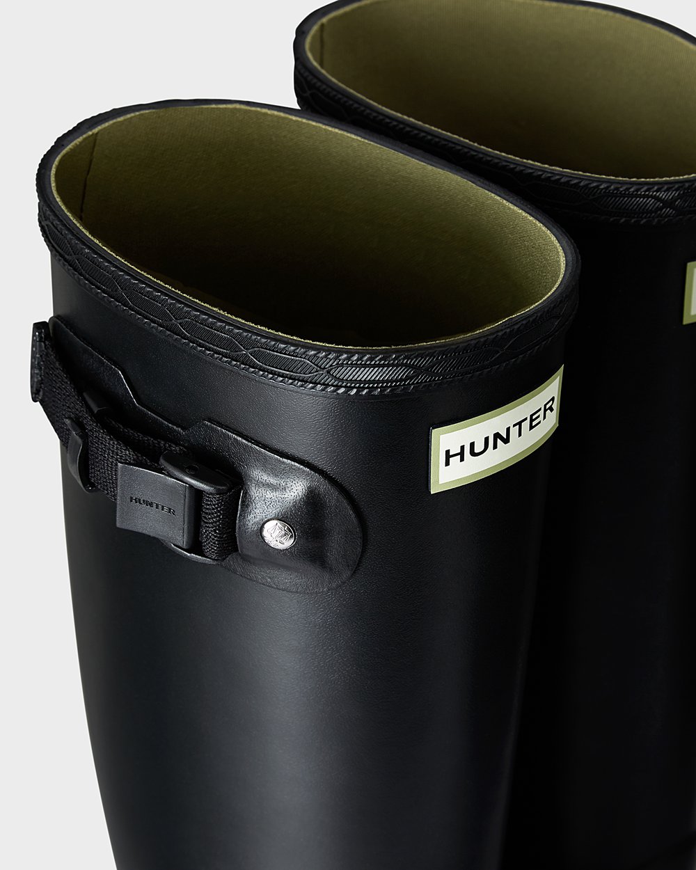 Botas de Lluvia Altas Hunter Mujer - Norris Field - Negros - UNWCFJK-60